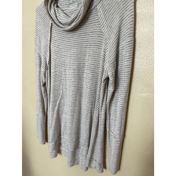Knox Rose Womens Top Size Small Long Sleeve Turtle Neck Gray - Picture 2 of 5